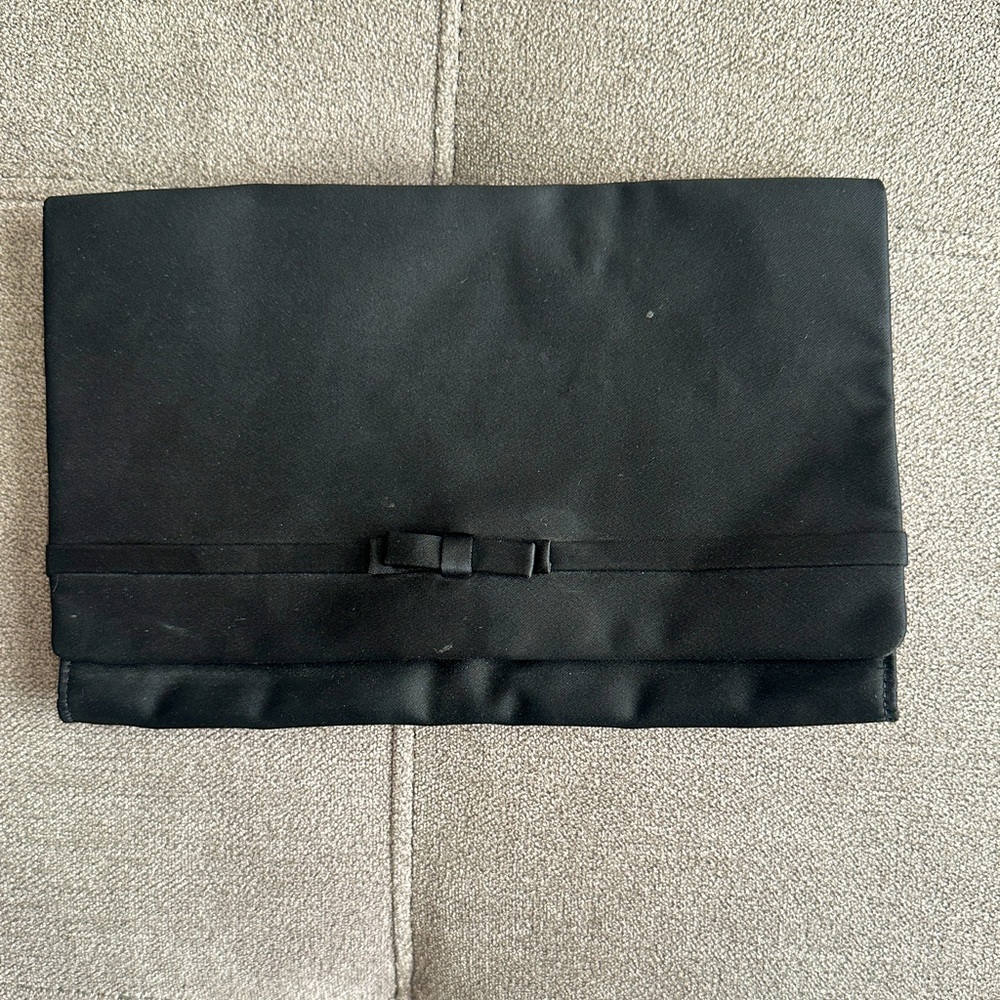 Vintage Dayton's Black Clutch with Bow Detail